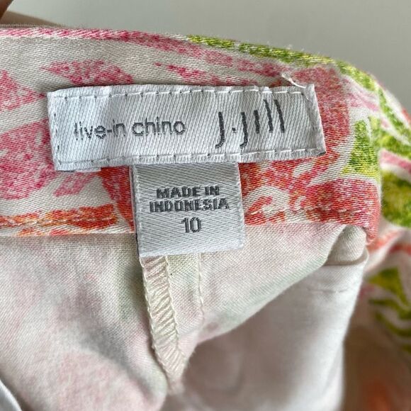J. Jill Live-in Chino Bright Floral Mini Skirt - Picture 4 of 6